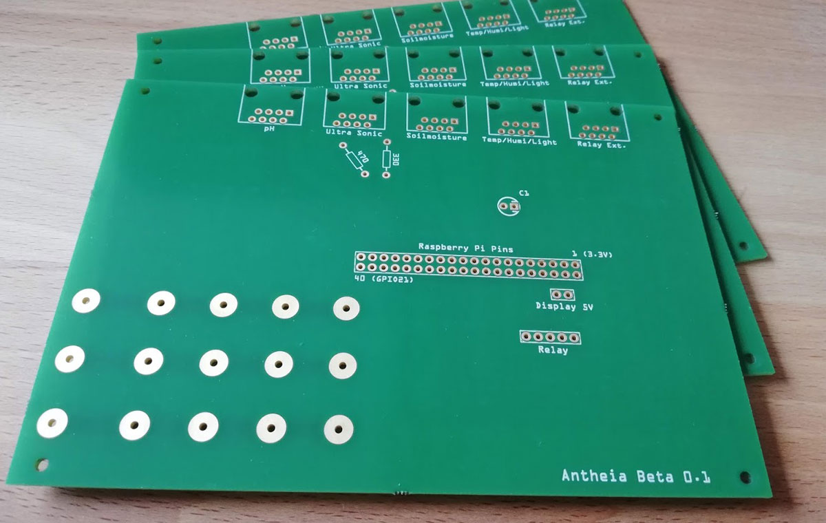 Antheia Beta circuit board done